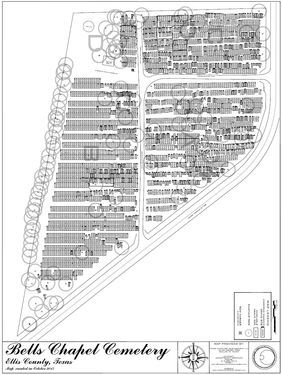 Bell #39 s Chapel Cemetery Plot Map